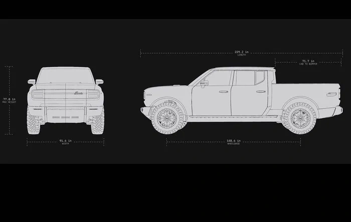 Dimensions Size [Updated]: Scout TERRA Pickup vs. R1T, Lightning, Silverado EV, Hummer EV, Cybertruck, Raptor