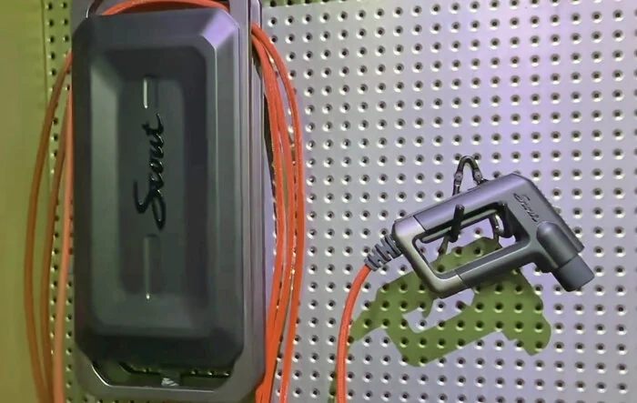 Scout OEM home wall charger, molle panels, accessories -- photos