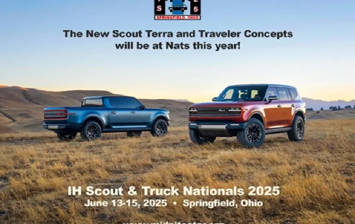 Scout Concepts to be at 2025 IH Scout & Truck Nationals in Ohio (June 13-15)