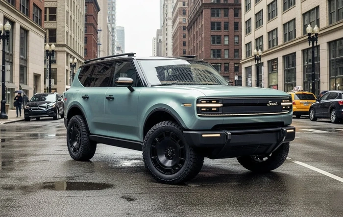 Scout Traveler on display in Chicago - Wed. December 10